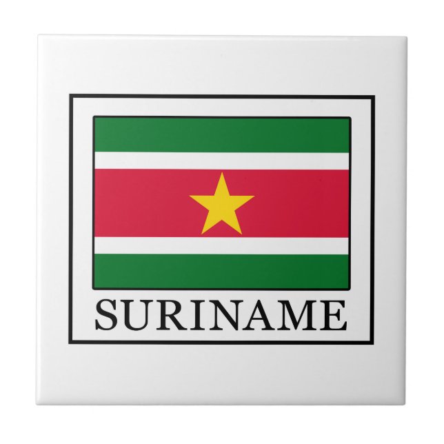 Suriname Fliese (Vorderseite)