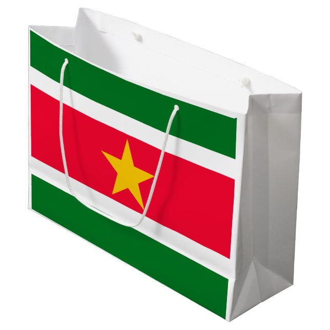 Suriname Große Geschenktüte (Vorderseite Schrägansicht)