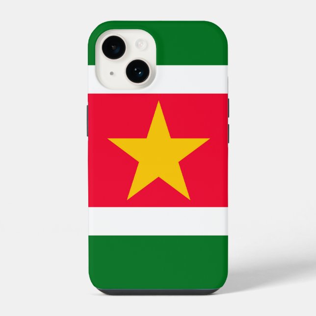 Suriname iPhone Hülle (Rückseite)