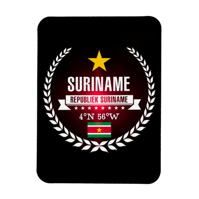 Suriname Magnet (Vertikal)