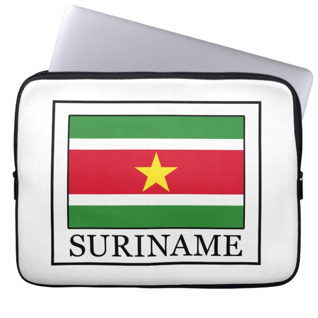 Suriname Notebook-Hülle Laptopschutzhülle (Vorderseite)