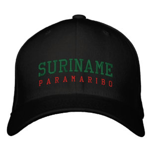 Suriname Paramaribo Hat Bestickte Kappe