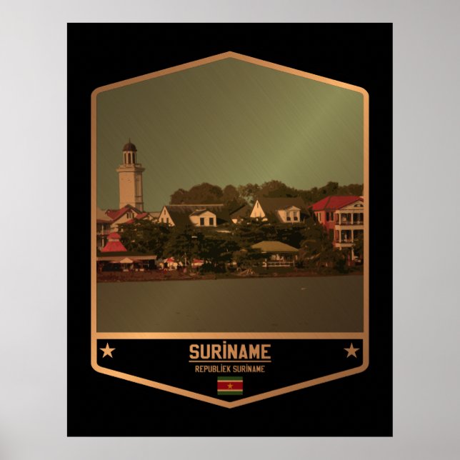 Suriname Poster (Vorne)