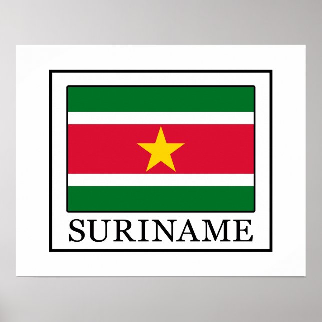 Suriname Poster (Vorne)