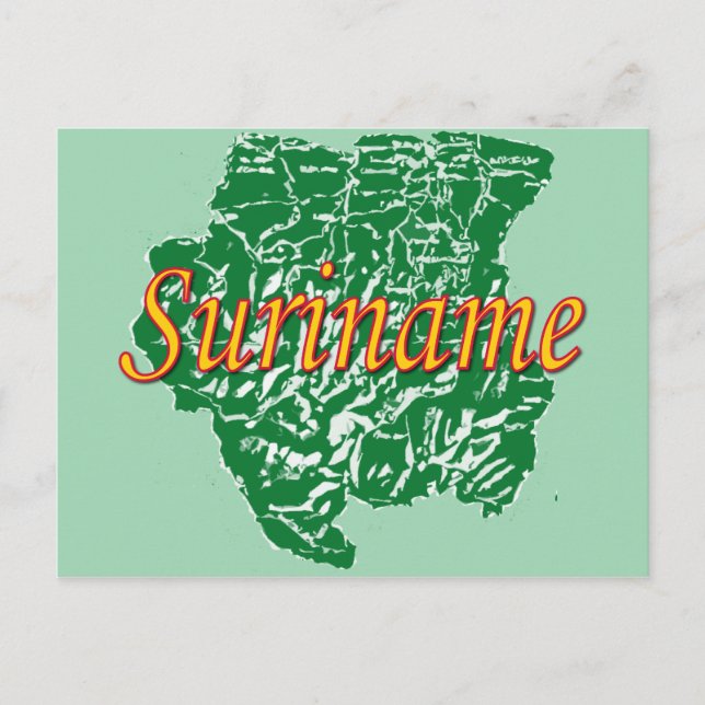 Suriname Postkarte (Vorderseite)