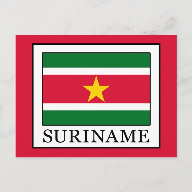 Suriname Postkarte (Vorderseite)