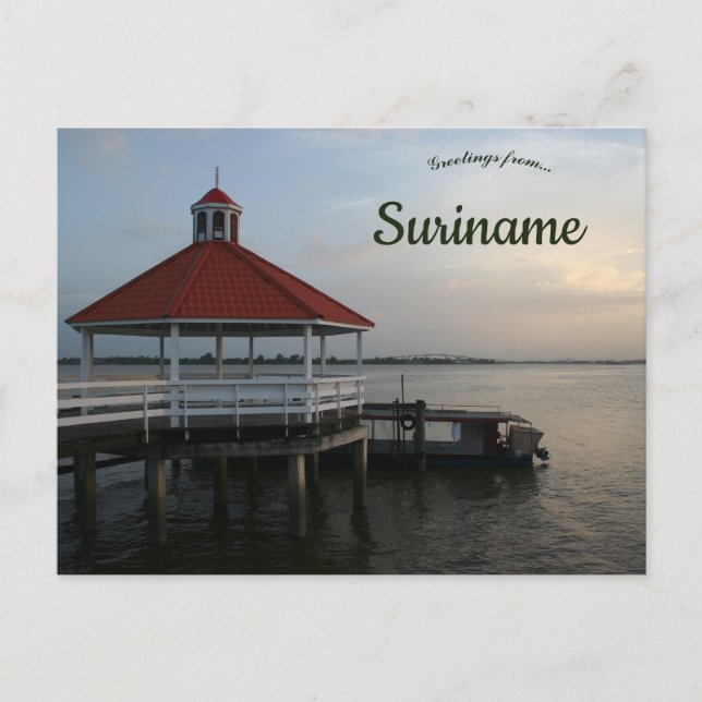 Suriname River Suriname Postkarte (Vorderseite)