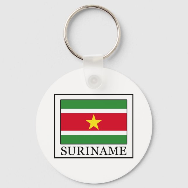 Suriname-Schlüsselanhänger Schlüsselanhänger (Vorderseite)
