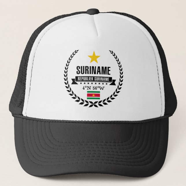 Suriname Truckerkappe (Vorderseite)