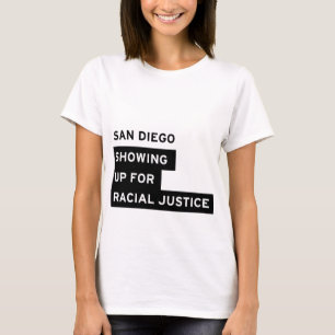 SURJ San Diego das T-Shirt weißer Frauen