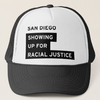 SURJ San Diego Logo-Abnutzung Truckerkappe