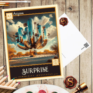 Surprise, Arizona Antike Postkarte