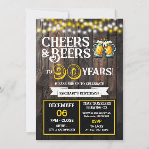 Surprise-Brauerei feiert 90 Jahre Cheers und Beers Einladung