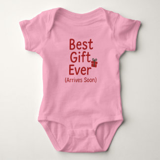 Surprise pregnancy christmas - Best Gift Ever Baby Strampler
