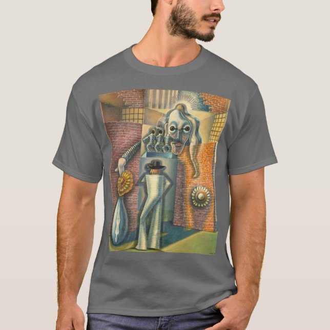 Surreal Abstraction Benjamin Berlin Figurative Kun T-Shirt (Vorderseite)