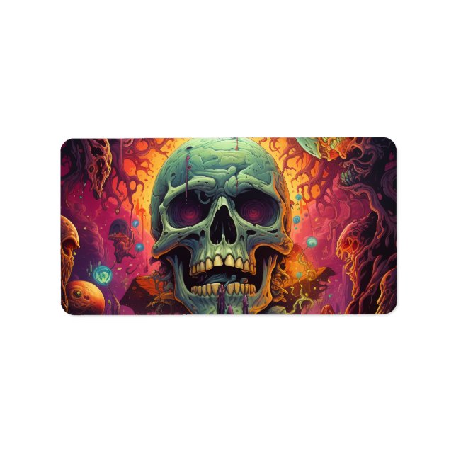 Surreal Adressaufkleber (Vorne)