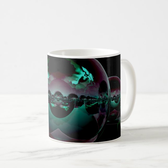 Surreal Alien Landscape Kaffeetasse (VorderseiteRechts)