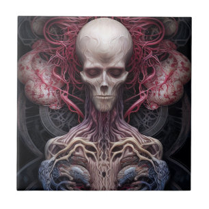 Surreal Anatomy Horror Sci-Fi Art Fliese