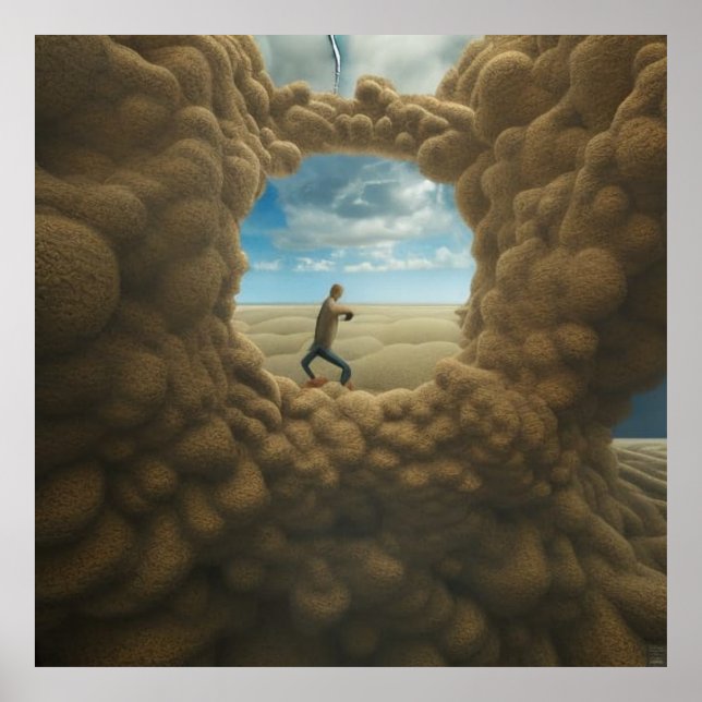 Surreal Art Abstrakt einen anderen Film Poster (Vorne)