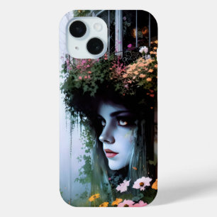 Surreal Art Women's Head Floral Gebäude Case-Mate iPhone Hülle