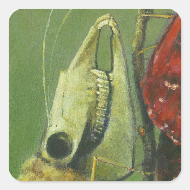 Surreal-Aufkleber Quadratischer Aufkleber (Vorderseite)