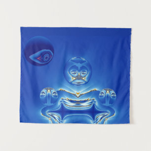 Surreal Big Brother Watches Wandteppich