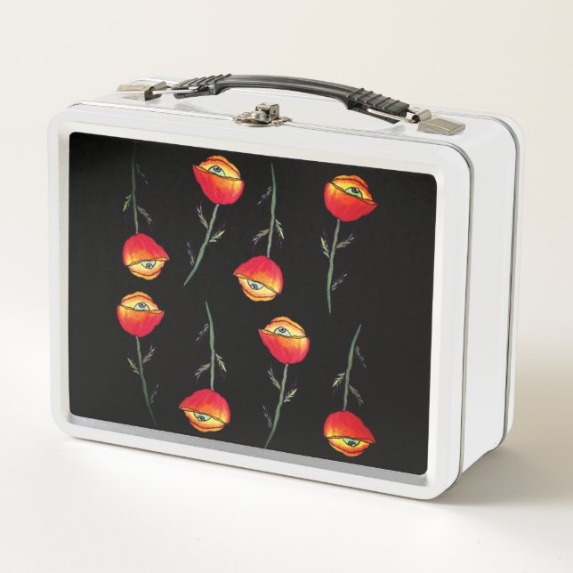 Surreal Blume Lunchbox (Vorderseite)