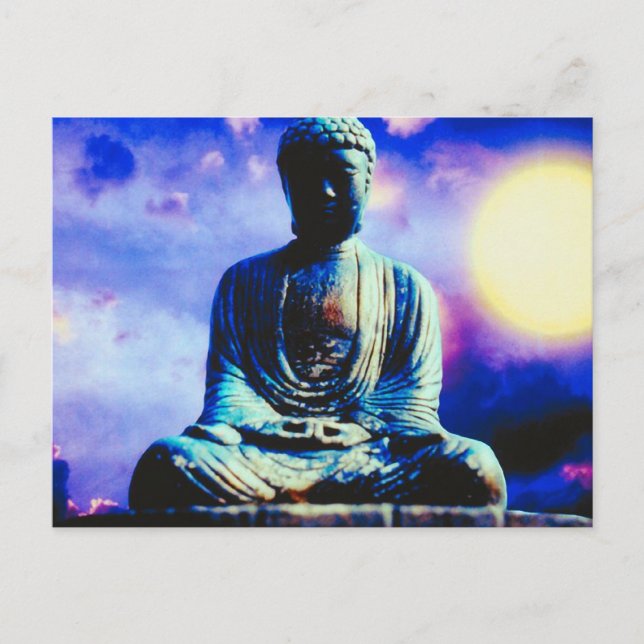 Surreal Buddha Postkarte (Vorderseite)