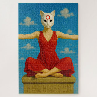 Surreal Cat Goddess Puzzle