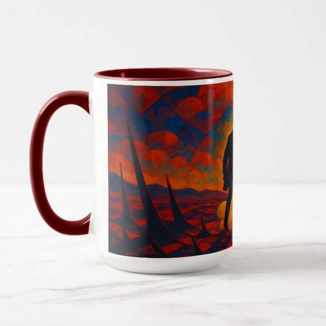 Surreal Dreamscape Tasse - Ein Visionär Sip of Ima (Links)