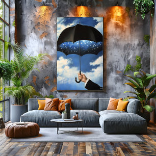 Surreal Dreamscape Umbrella Reveales Sternennacht Poster