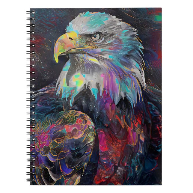 Surreal Eagle Notizblock (Vorderseite)