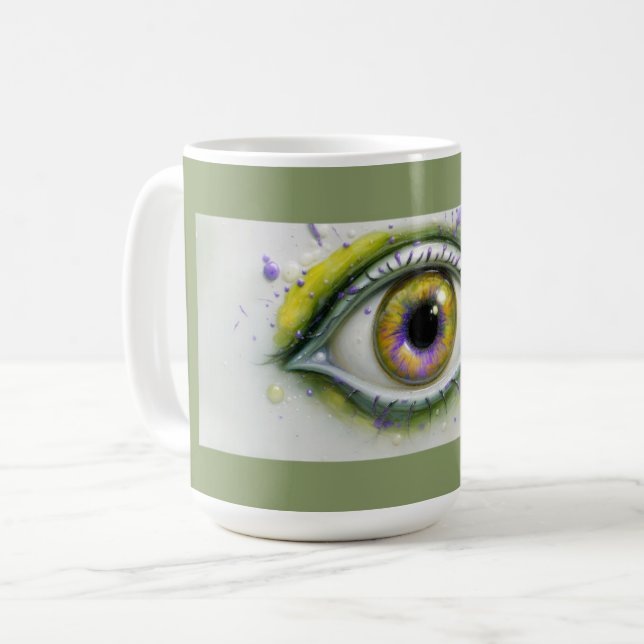 Surreal Eye Kaffeetasse (Vorderseite Links)