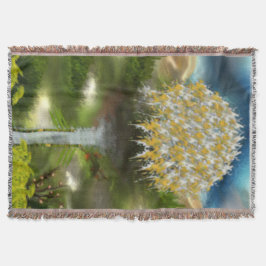 Surreal Eyes Dream of Dandelion Abstrakt Art Decke
