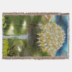 Surreal Eyes Dream of Dandelion Abstrakt Art Decke