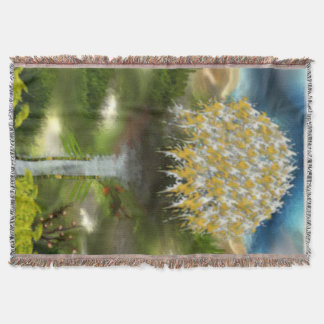 Surreal Eyes Dream of Dandelion Abstrakt Art Decke