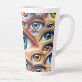 Surreal Eyes Latte Tasse 12 & 17 oz