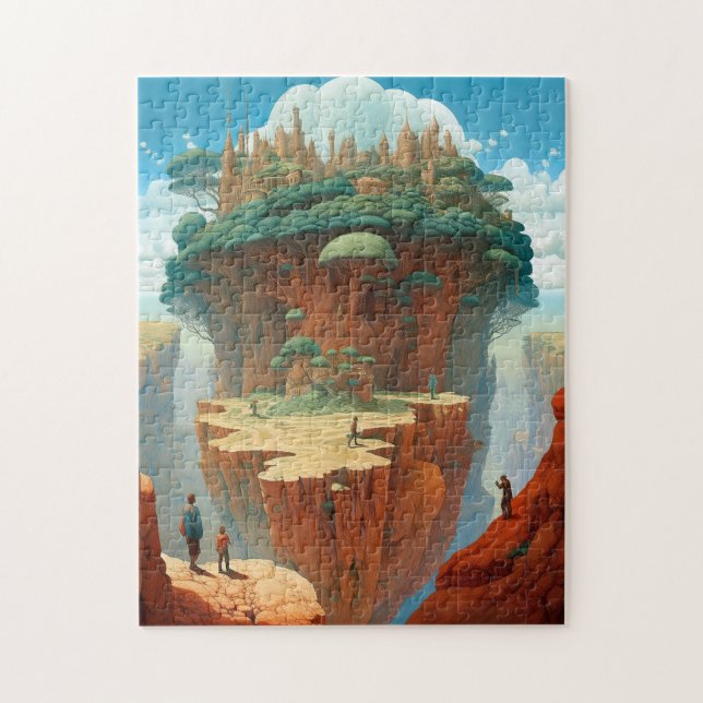 Surreal Fantasy City Puzzle (Vertikal)