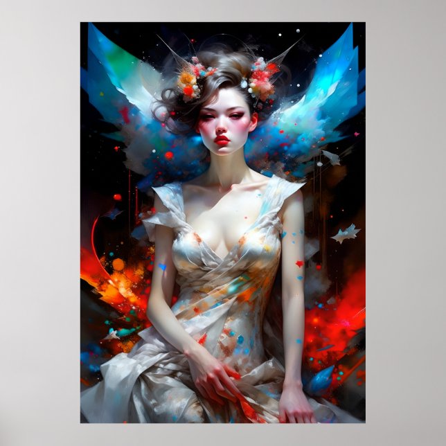 Surreal Fantasy Fantastische Girl Art Collection Poster (Vorne)