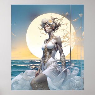 Surreal Fantasy Fantastische Girl Art Collection Poster
