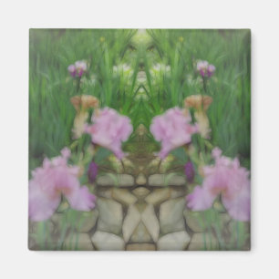Surreal Fantasy Iris Blumenweg Magnet