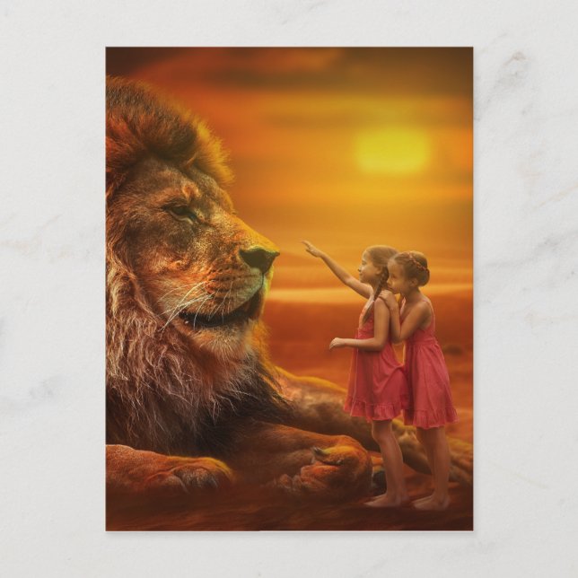 Surreal Fantasy Postkarte (Vorderseite)