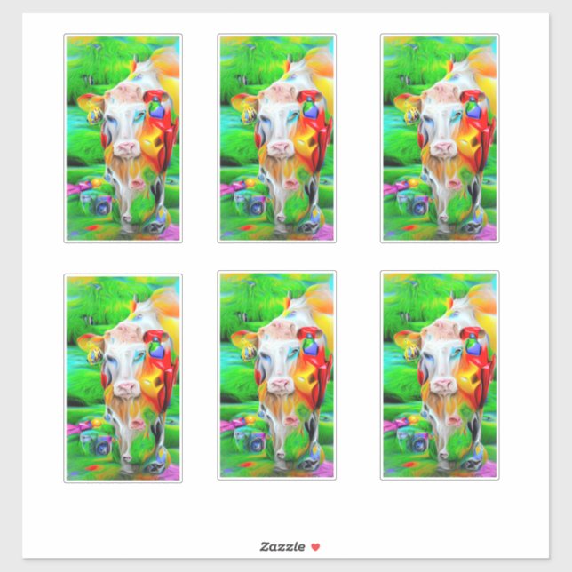 Surreal Farm Art Aufkleber (Blatt)