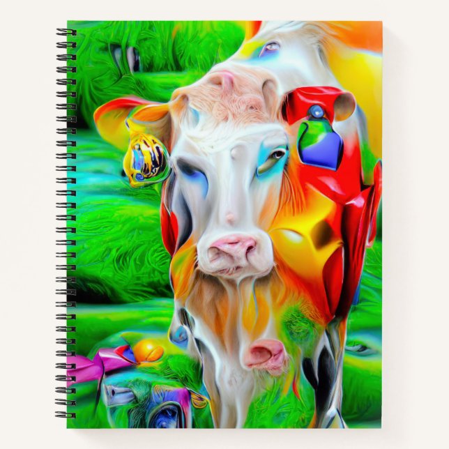 Surreal Farm Art Notizbuch (Vorderseite)