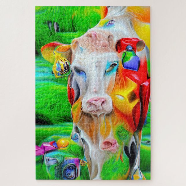 Surreal Farm Art Puzzle (Vertikal)