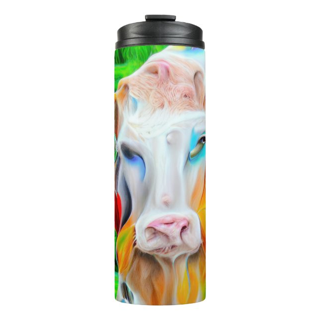 Surreal Farm Art Thermosbecher (Vorderseite)