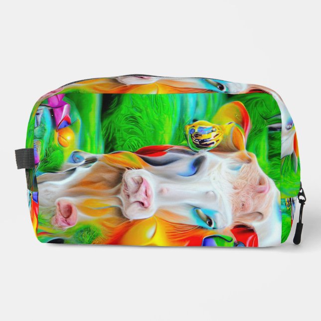 Surreal Farm Art Waschbeutel (Vorderseite)