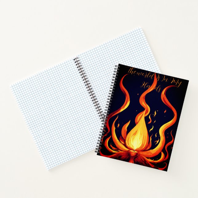 "Surreal Flame Vector Art-4K Render for - - Notizbuch (Innenseite)