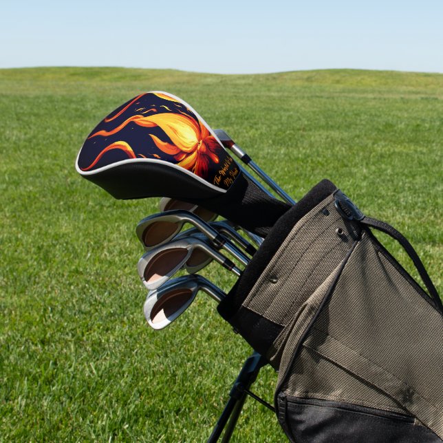 Surreal Flame Vector Art-4K Render für - Golf Headcover (In SItu)