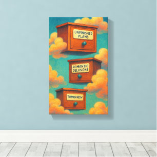 Surreal Floinet Leinwand Wall Kunstgeschenk